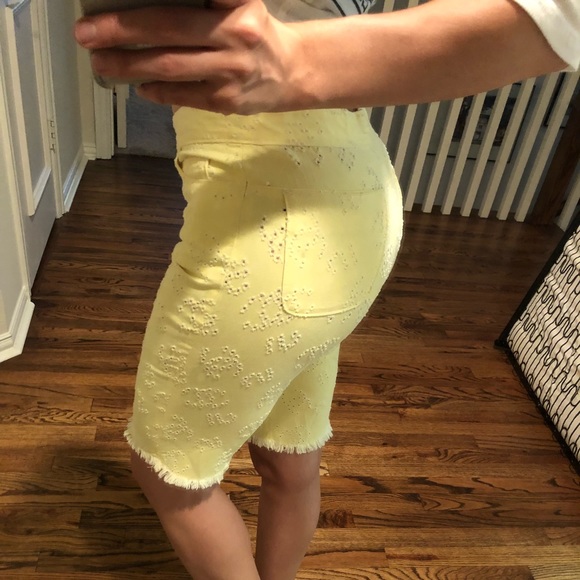 SOLD Chanel shorts! *Authentic* yellow cut off’s - Picture 3 of 7